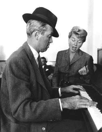 Photo: James Stewart with Doris Day, Gelatin Silver print #794
