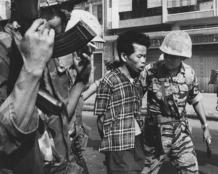 Prisoner being escorted, Saigon,1968<br/>