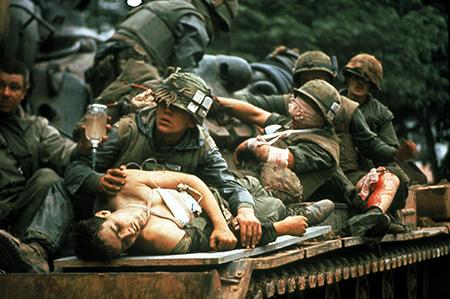 U.S. Marines at battle of Hue, Vietnam, 1968 by John Olsen<br/>