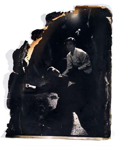 The burned master vintage print that was used for reproduction in LIFE magazine of Senator Robert F. Kennedy Shot, Ambassador Hotel, Los Angeles, CA, June 5, 1968<br/>