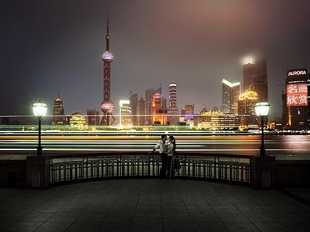 Pudong, China, at night<br/>0<br/>