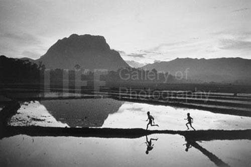 Two Boys, Thailand, 1956 Gelatin Silver print