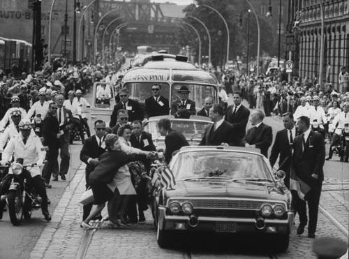 Photo: President John F. Kennedy visiting Berlin, 1963 Vintage Gelatin Silver Print #928