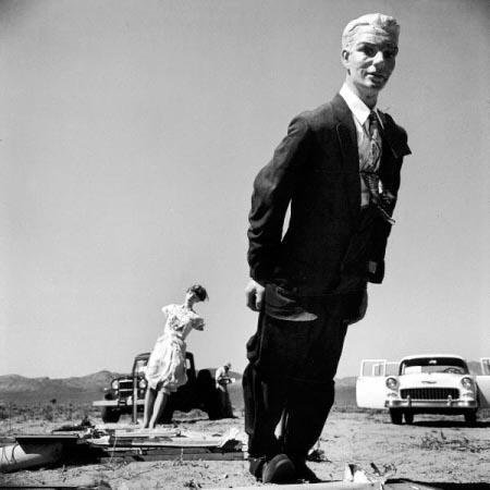 Mannequins after Nuclear test, Yucca Flats, Nevada, May, 1955<br/>