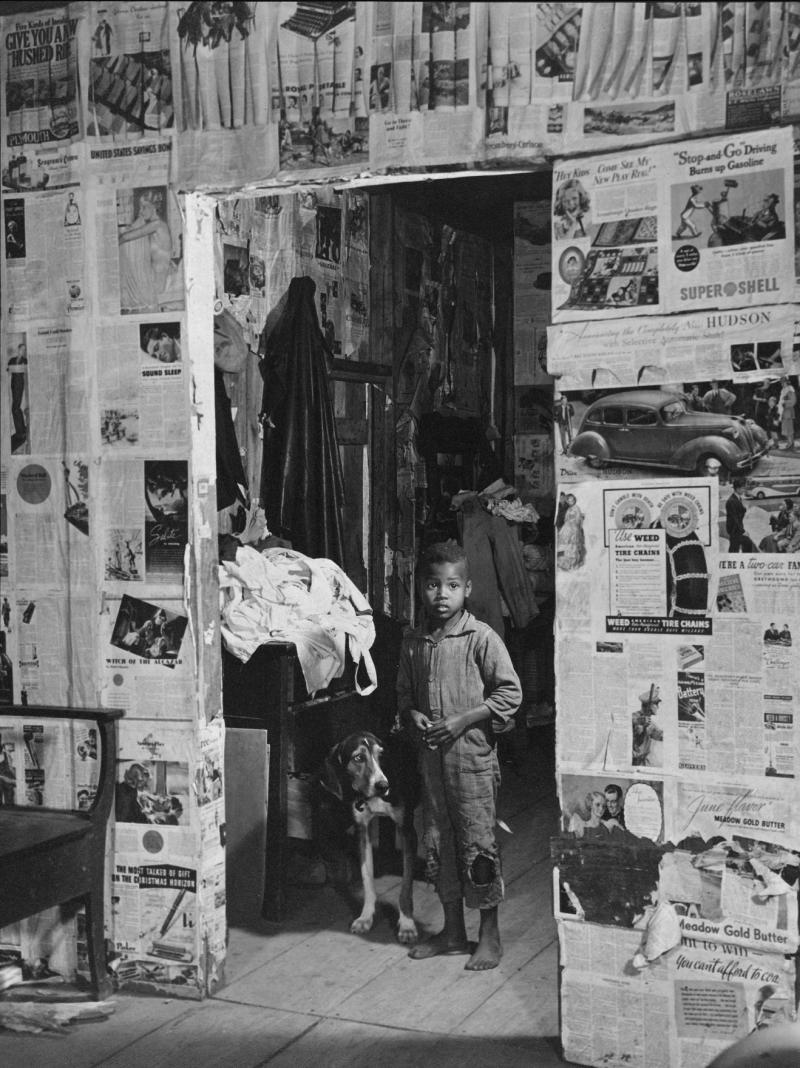 Margaret Bourke-White You Have Seen Their Faces: Little boy and hound dog, 1936 Please contact Gallery for price