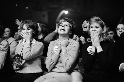 Beatles Fans, Washington Coliseum. Feb 11, 1964.  Copyright Bill Eppridge