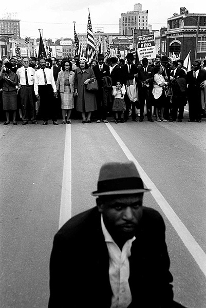 Entering Montgomery, Selma March, 1965